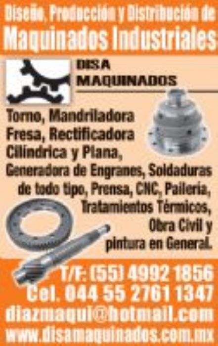Maquinado de Piezas Industriales - DISA MAQUINADOS