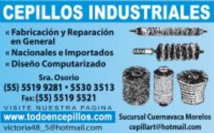 Cepillo Especial - CEPILLOS INDUSTRIALES