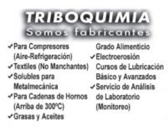 ACEITE HIDRAULICO - TRIBOQUIMIA