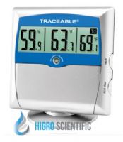 Medidor de humedad, temperatura, puto de rocio, triple memoria de maximos y minimos Control Company 4800CC