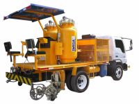 PINTA RAYAS SOBRE CAMION - 