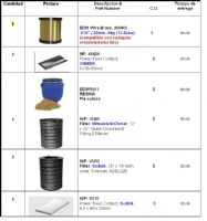 Bobinas de hilo para erosionadora - CONSUMIBLES 