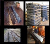 B).- DURMIENTES PARA VÍAS DE ACARREO