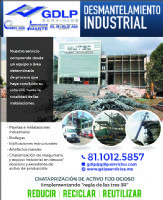 DESMANTELAMIENTO INDUSTRIAL - GDLP SERVICIOS