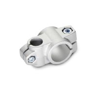  Abrazaderas para conectores de dos vías Medidas métricas, aluminio 