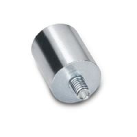 Imanes de retención forma cilíndrica, con espárrago roscado o espárrago liso