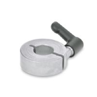  Collares de fijación partidos Acero inoxidable, con manija manual ajustable