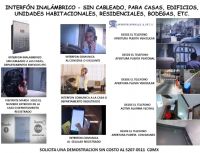 INTERFON SIN CABLEADO A CASAS - INTERTELEFONIA