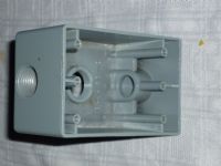 Caja de registro tipo condulet de 1/2, 3/4 y 1"con 3 entradas/salidas - 