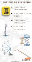 RENTA DE EQUIPOS DE ELEVACION - JLG, GENIE,HAULOTTE