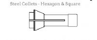 COLLET STAR HEXAGONAL & CUADRADO