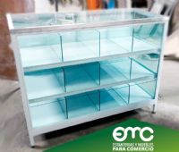 MOSTRADOR VISTA COMPLETA CON DIVISIONES - EMC