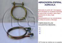 Abrazadera Espiral Para Manguera Agricola - Crea