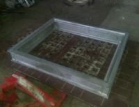 Camara con placa de acero