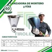 Lanzadora de Mortero 3 vías 