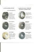 llantas para montacargas - watts