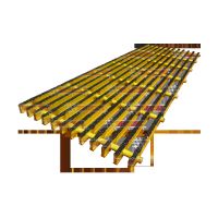 Rejilla de Plástico Reforzada con Fibra de Vidrio Pultruida